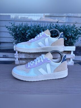 Veja V-10 Suede Sneakers